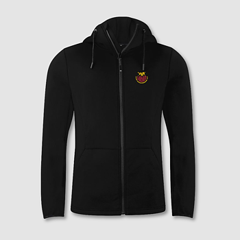 C&B Zip-Hood, DAM, svart