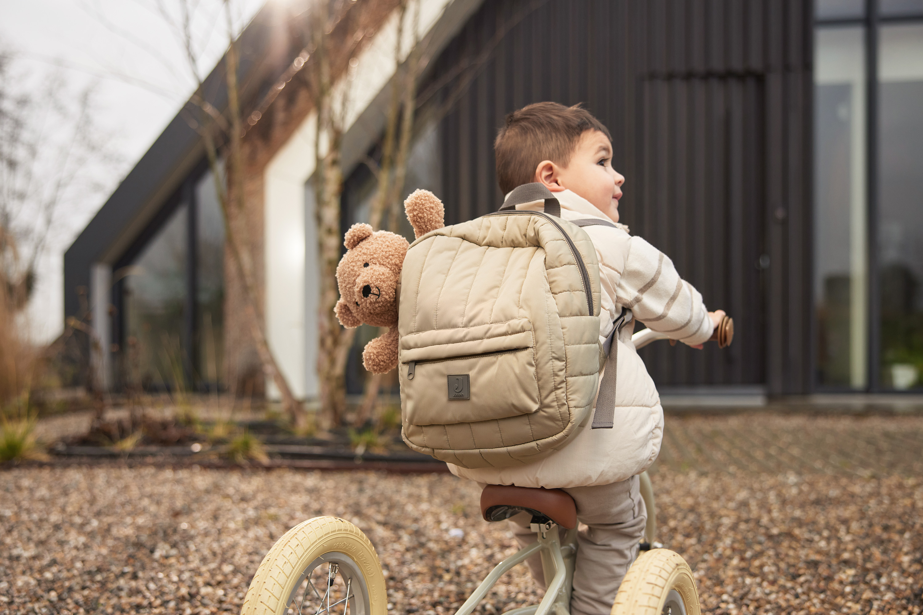 Jollein Ryggsäck Puffed Olive Green  - 8