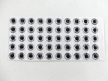 Standard Eyes 50 pc - 4, 5 eller 6 mm