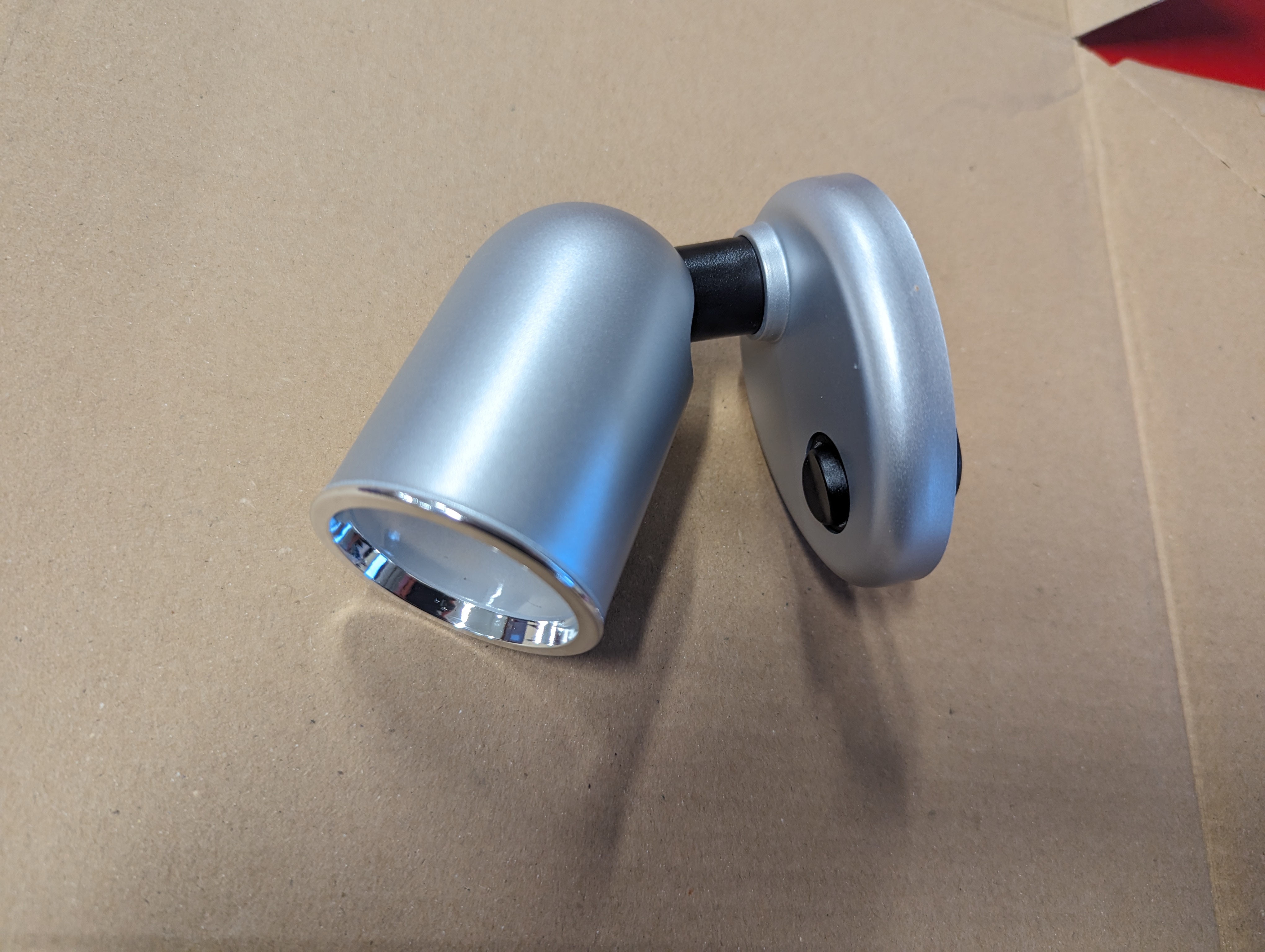 LED Reading Light - Chrome - 2