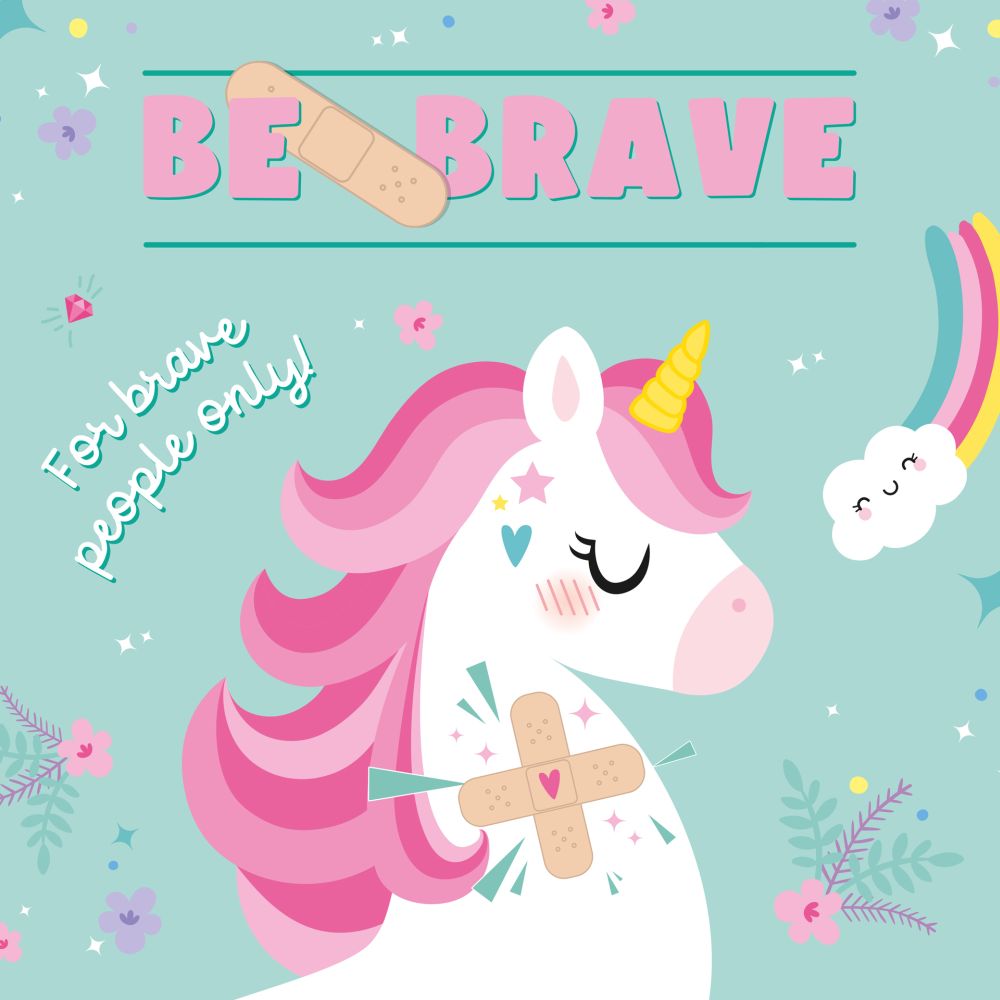 Plåster Be brave, Unicorn, 30 st - 4