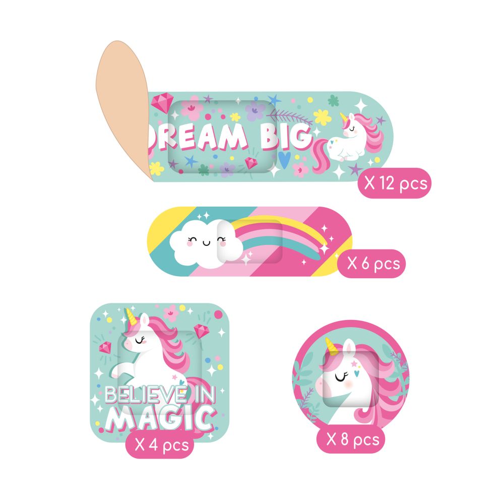 Plåster Be brave, Unicorn, 30 st - 7