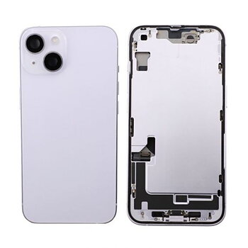  Original iPhone 14 Baksida med Komplett Ram - Lila 