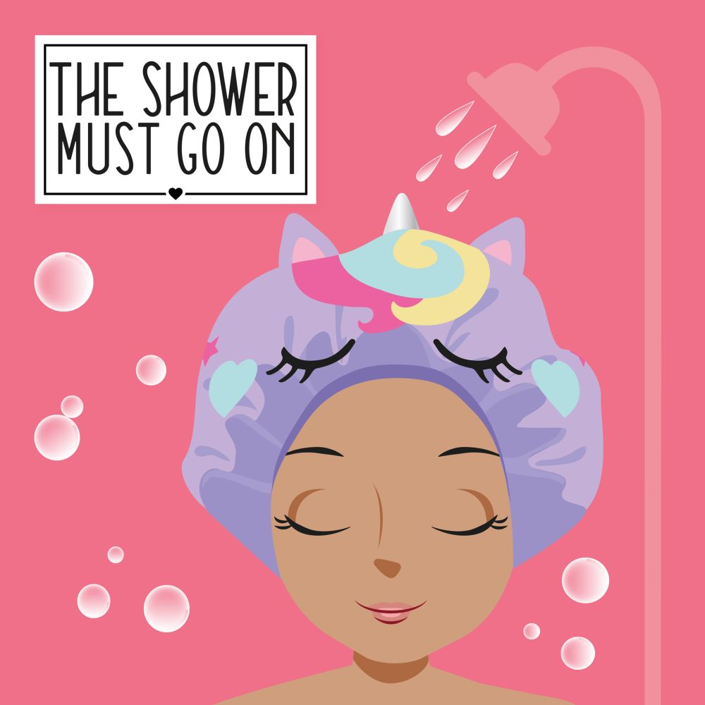 Shower cap, The shower must go on, Unicorn - 3