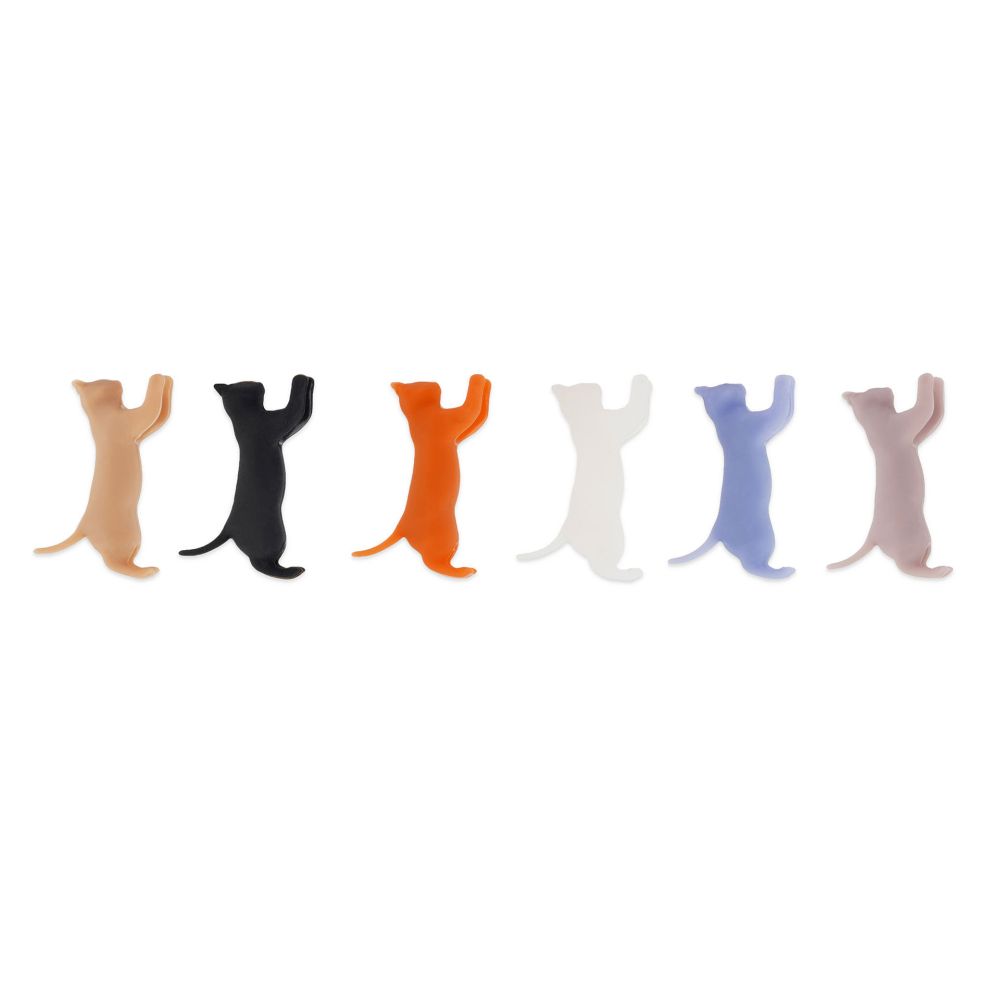 Drink markers, Meow - set med 6 st. - 3