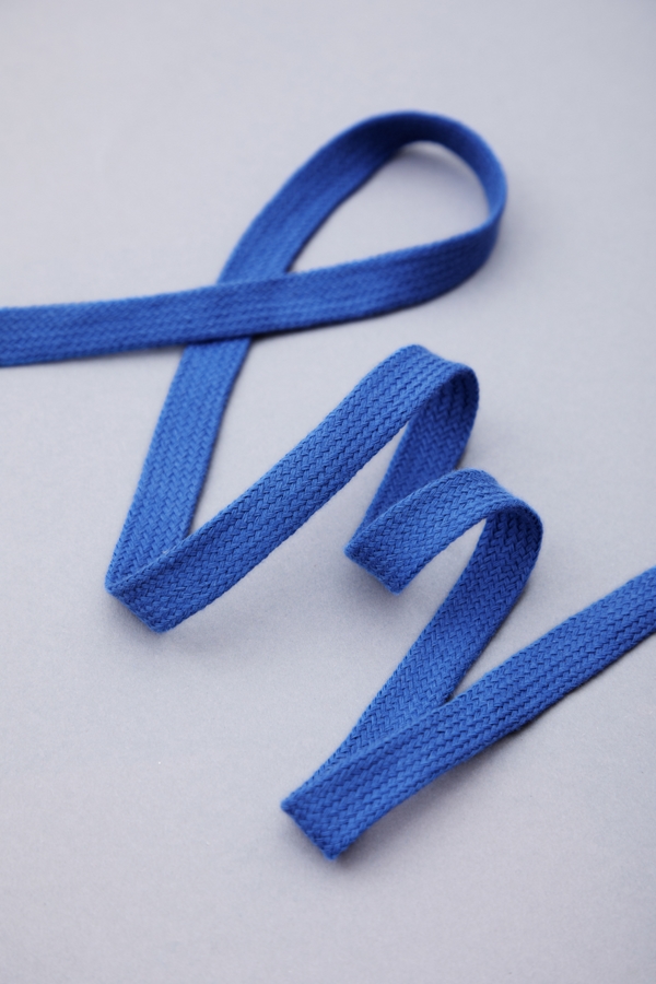FLATT COTTON CORD 10MM - ROYAL BLUE
