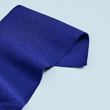 RIBBED CUFF/JERSEY - ROYAL BLUE