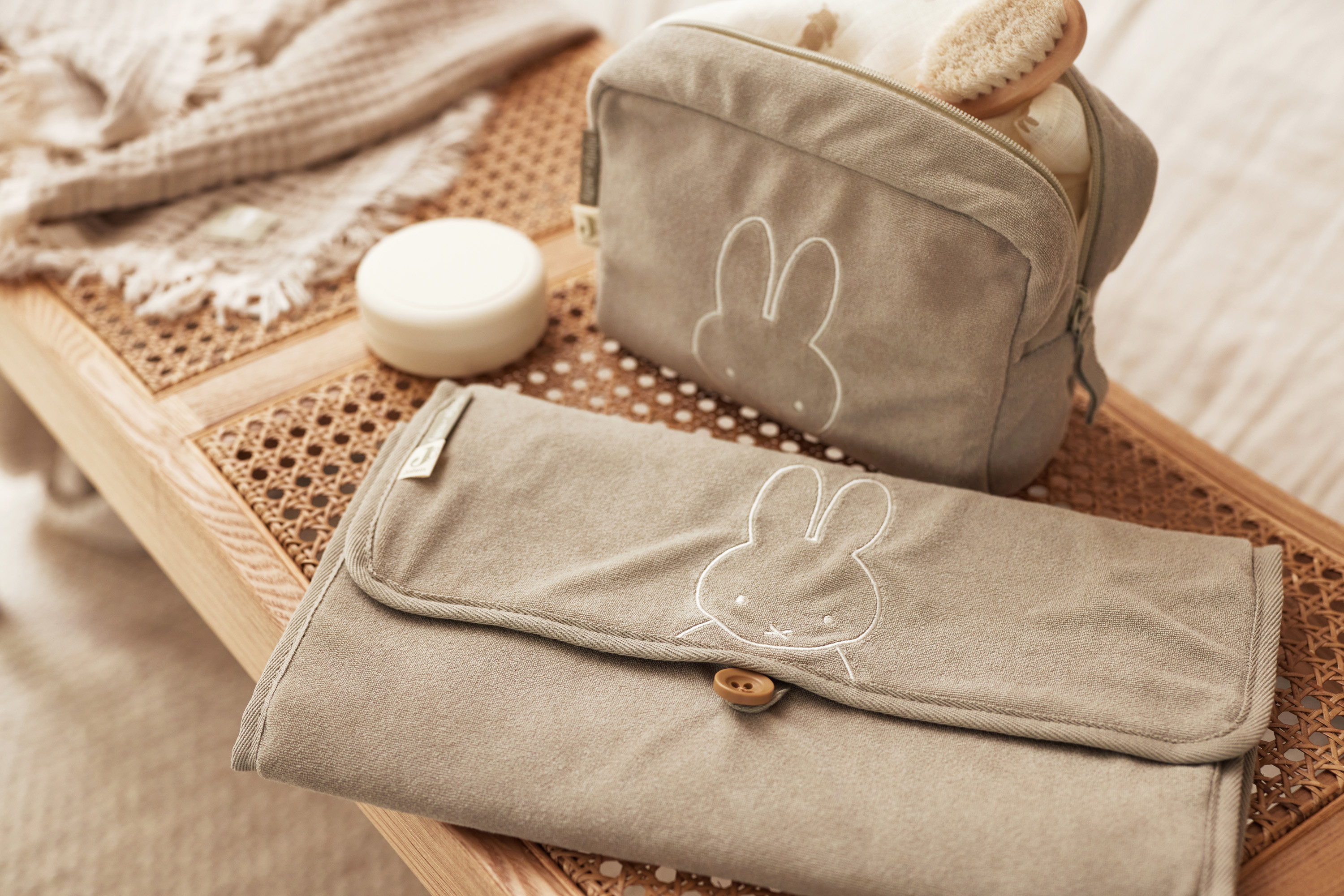 Jollein Skötunderlägg Terry Miffy Olive Green  - 6