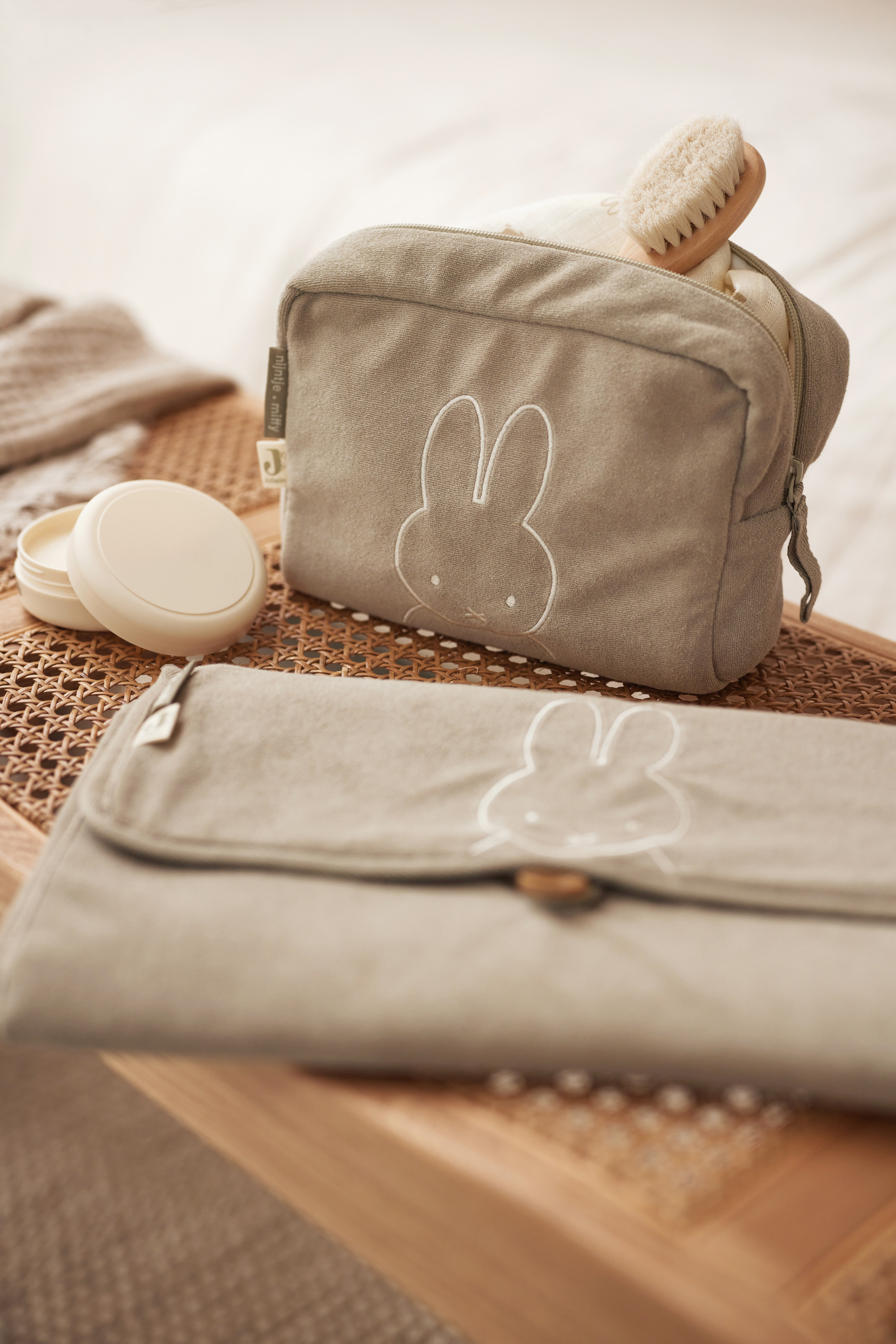 Jollein Skötunderlägg Terry Miffy Olive Green  - 7