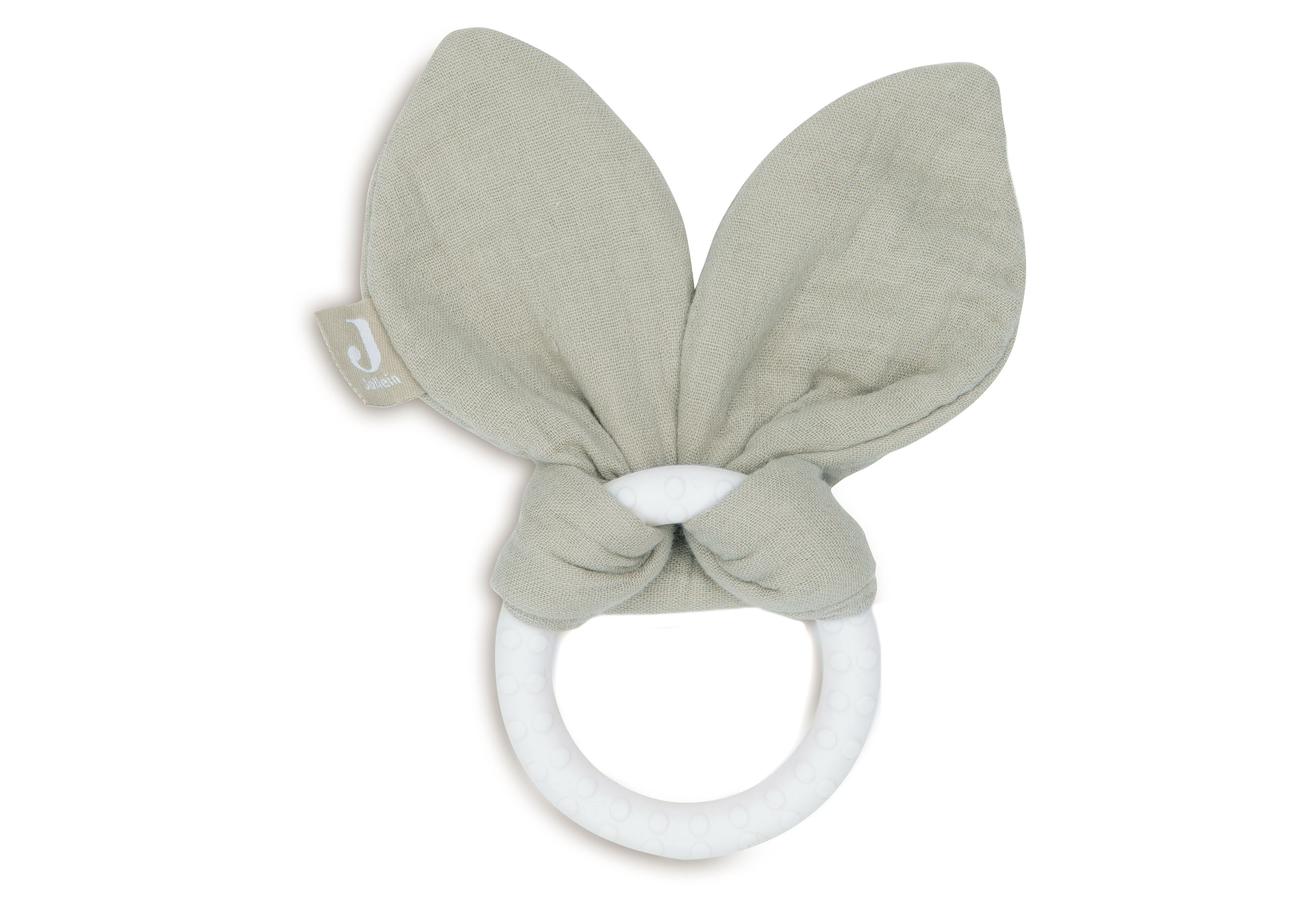 Jollein Bitring Silicone Bunny Ears Olive Green