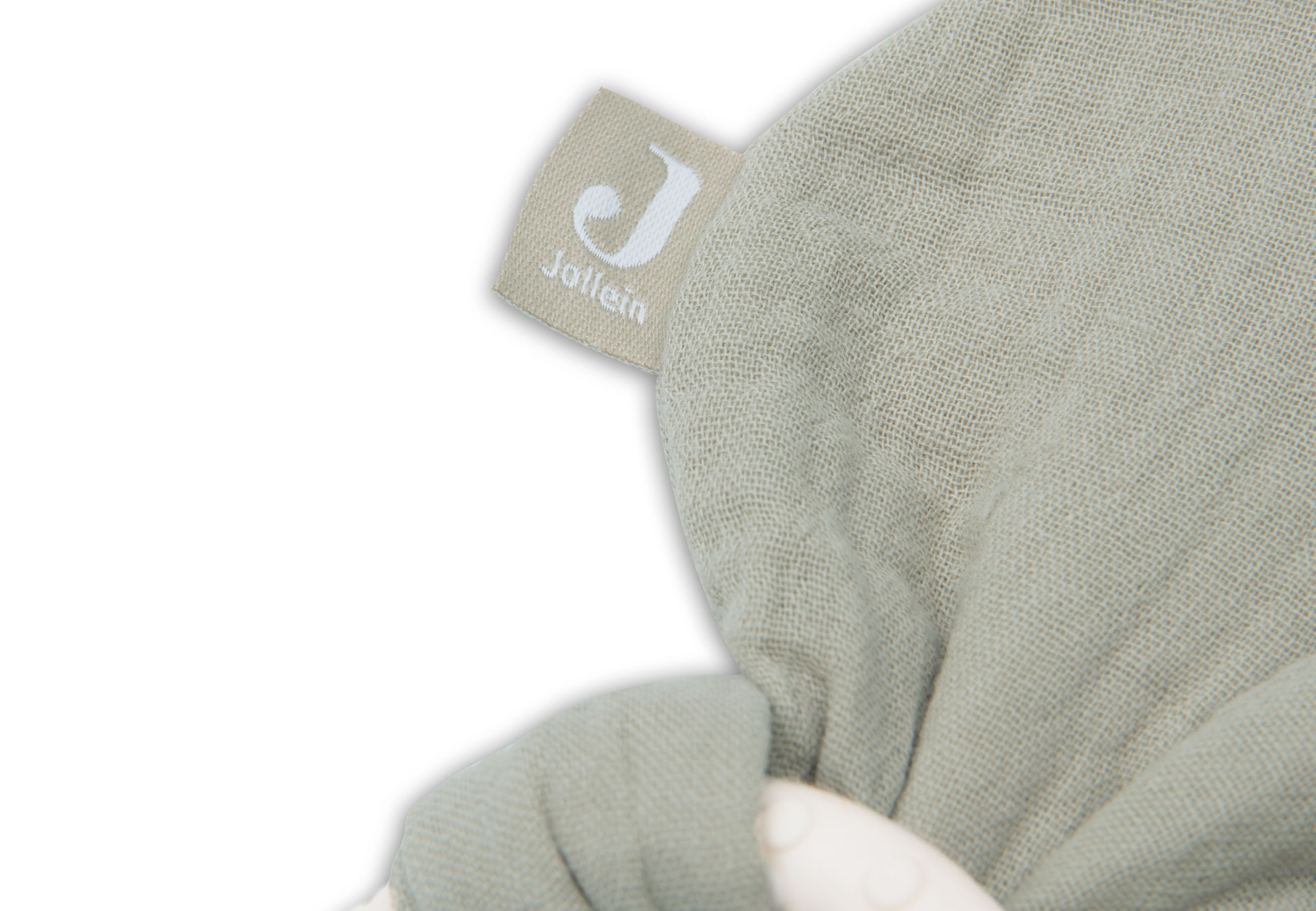 Jollein Bitring Silicone Bunny Ears Olive Green - 2