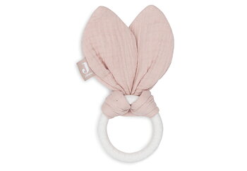 Jollein Bitring Silicone Bunny Ears Wild Rose