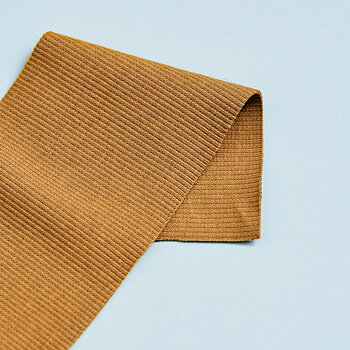 RIBBED CUFF/JERSEY - DRY MUSTARD