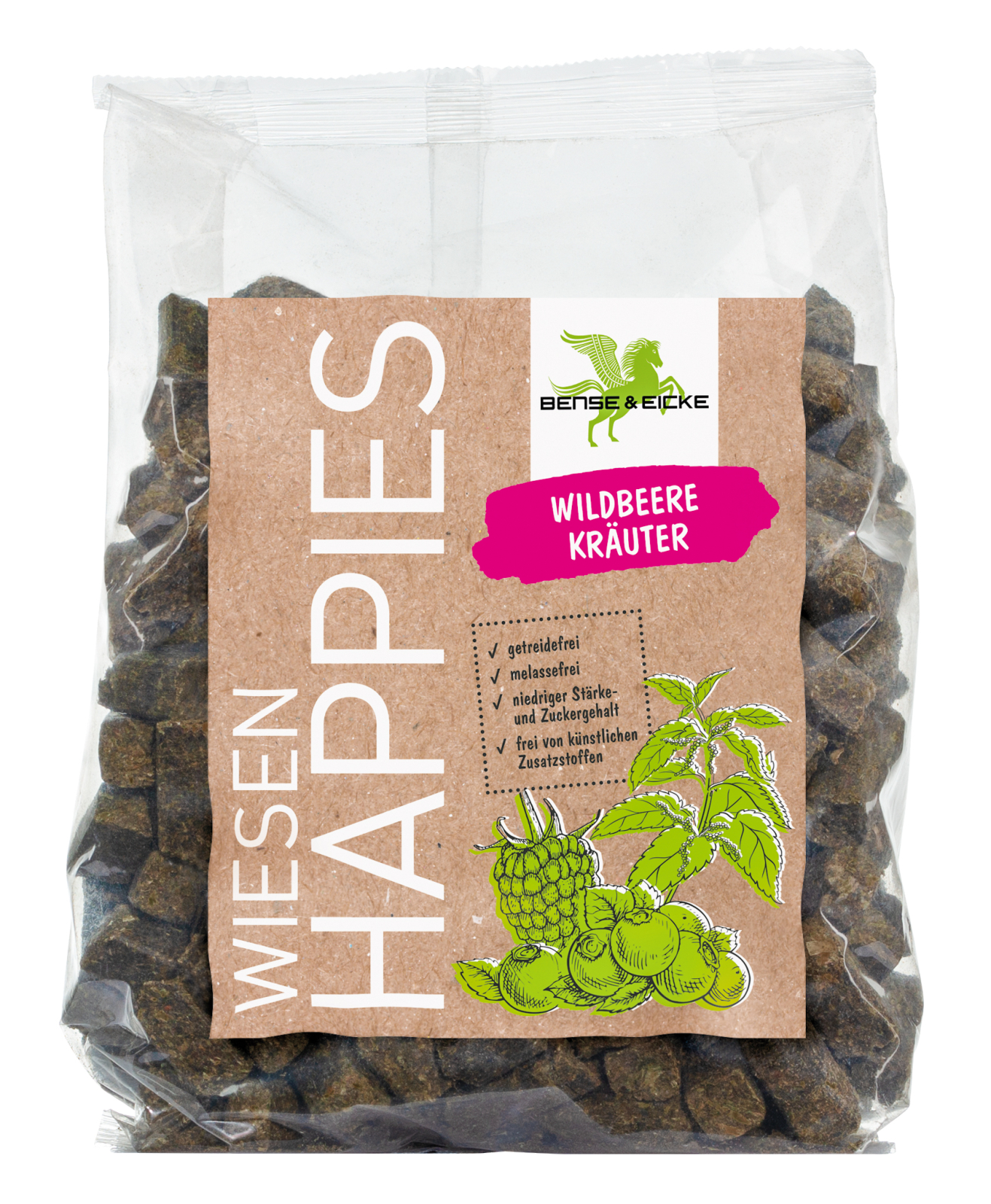 Parisol B&E Bense & Eicke Happies Wild Berry kornfri hestegodt med urter 1 kg