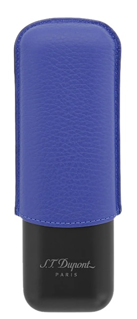 S.T. Dupont Black Edition Cigarrfodral Ocean Blue - 2 cigarrer