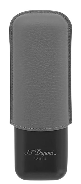 S.T. Dupont Black Edition Cigarrfodral Grafit/Svart - 2 cigarrer