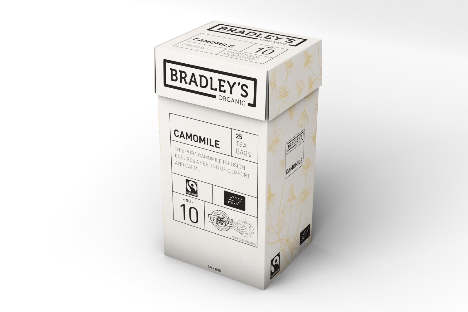 Bradley´s Camomile Ekologisk No10- Portionste 25-pack