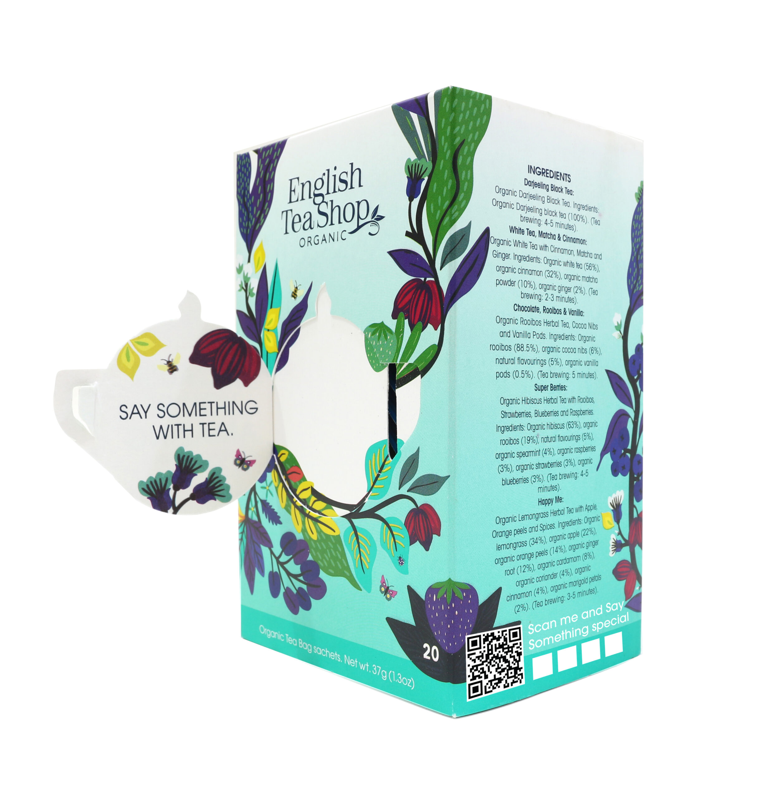 English Tea Shop - Presentask med 20 Tepåsar Because You're Amazing  - 2