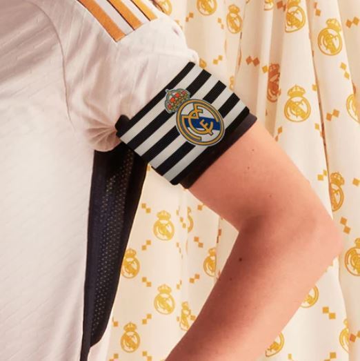 Real Madrid Kaptensbindel Svart/ Vit - 2
