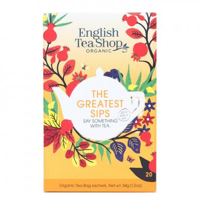 English Tea Shop - Presentask med 20 Tepåsar The Greatest Sips