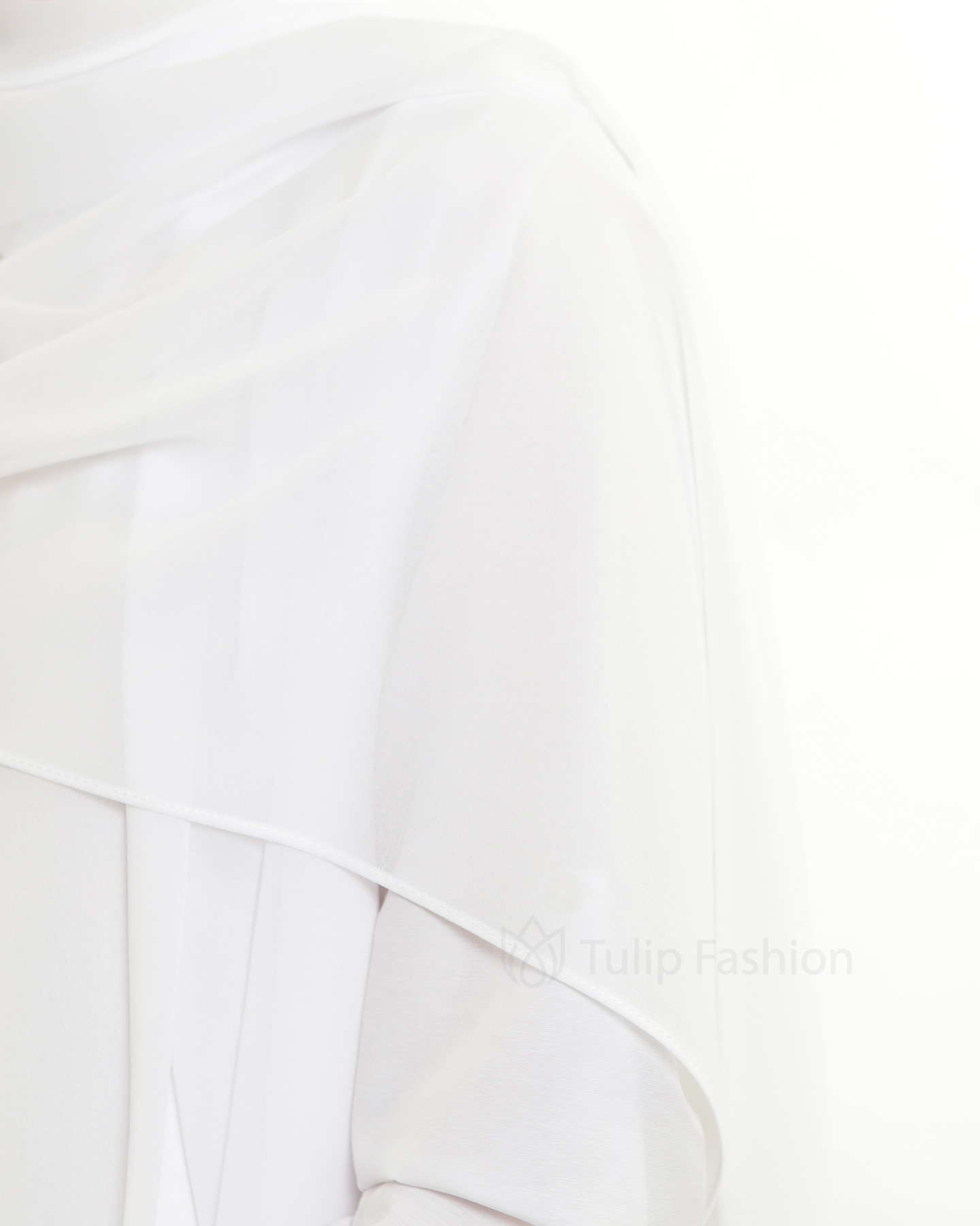 Hijab - The Daily Chiffon - White - 4