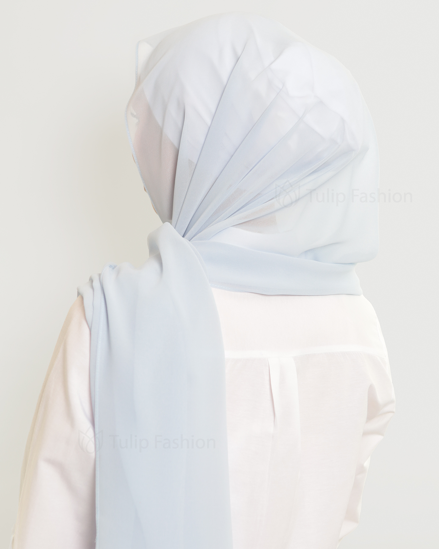 Hijab - The Daily Chiffon - Sky Blue - 3