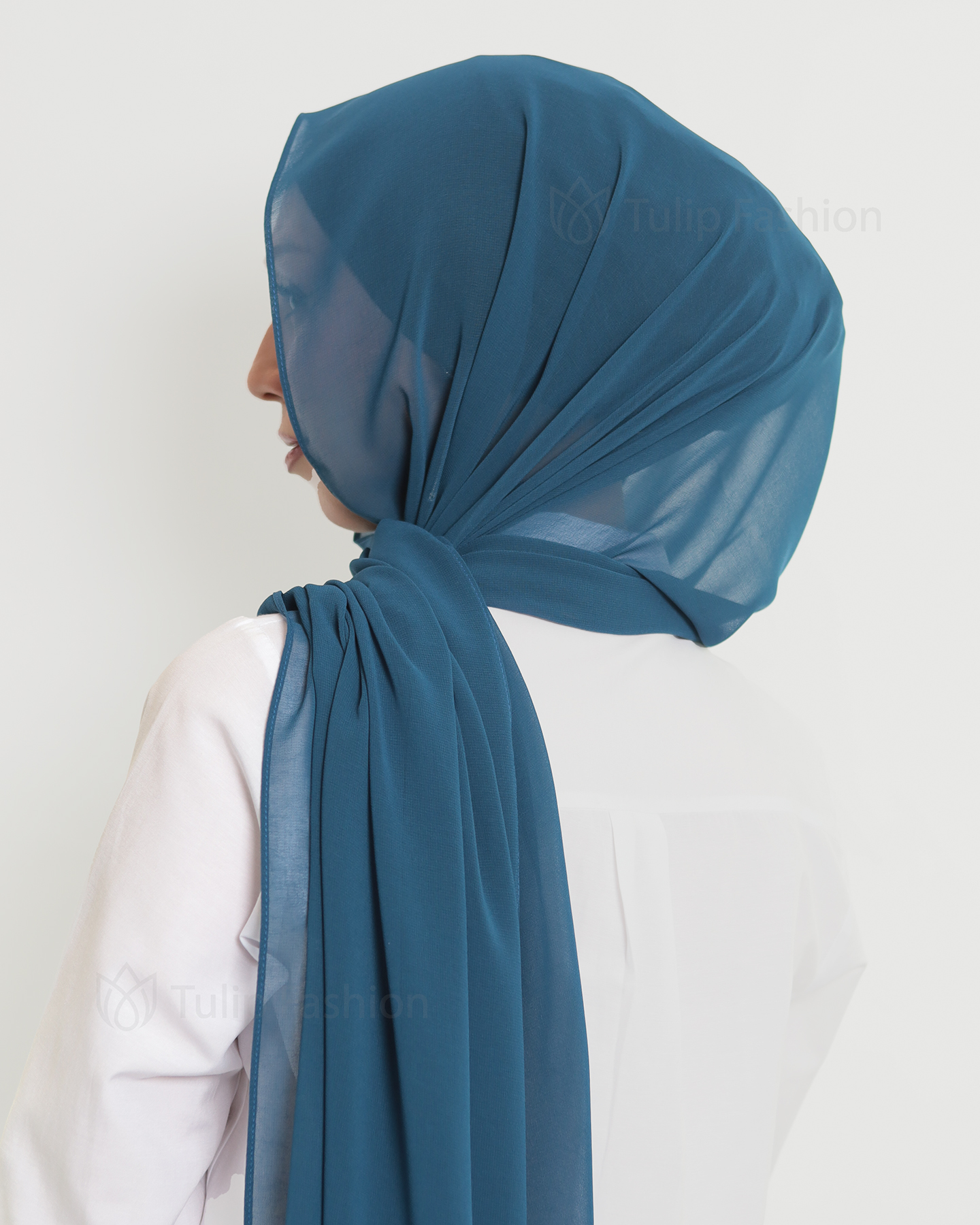 Hijab - The Daily Chiffon - Royal Blue - 3