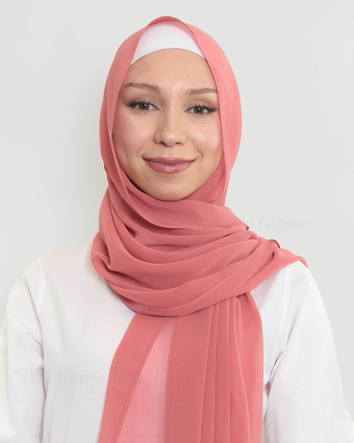 Hijab - The Daily Chiffon - Deep Mauve - 2