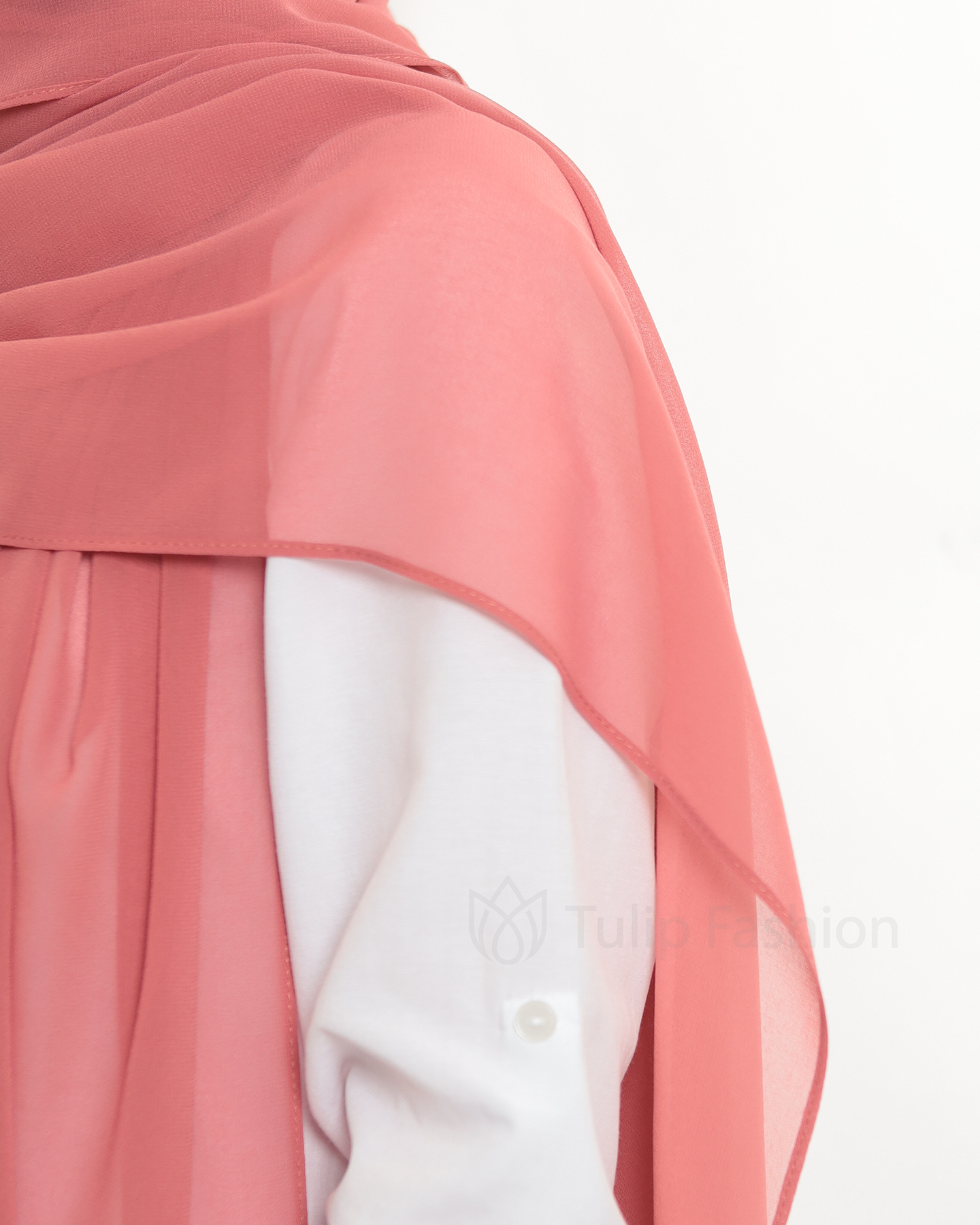 Hijab - The Daily Chiffon - Deep Mauve - 4