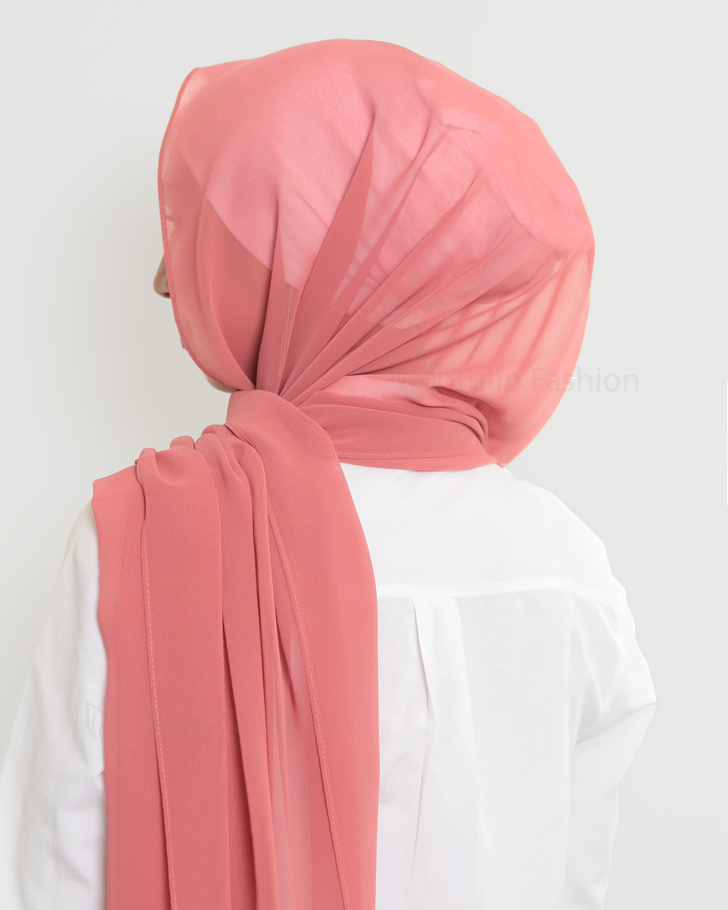 Hijab - The Daily Chiffon - Deep Mauve - 3