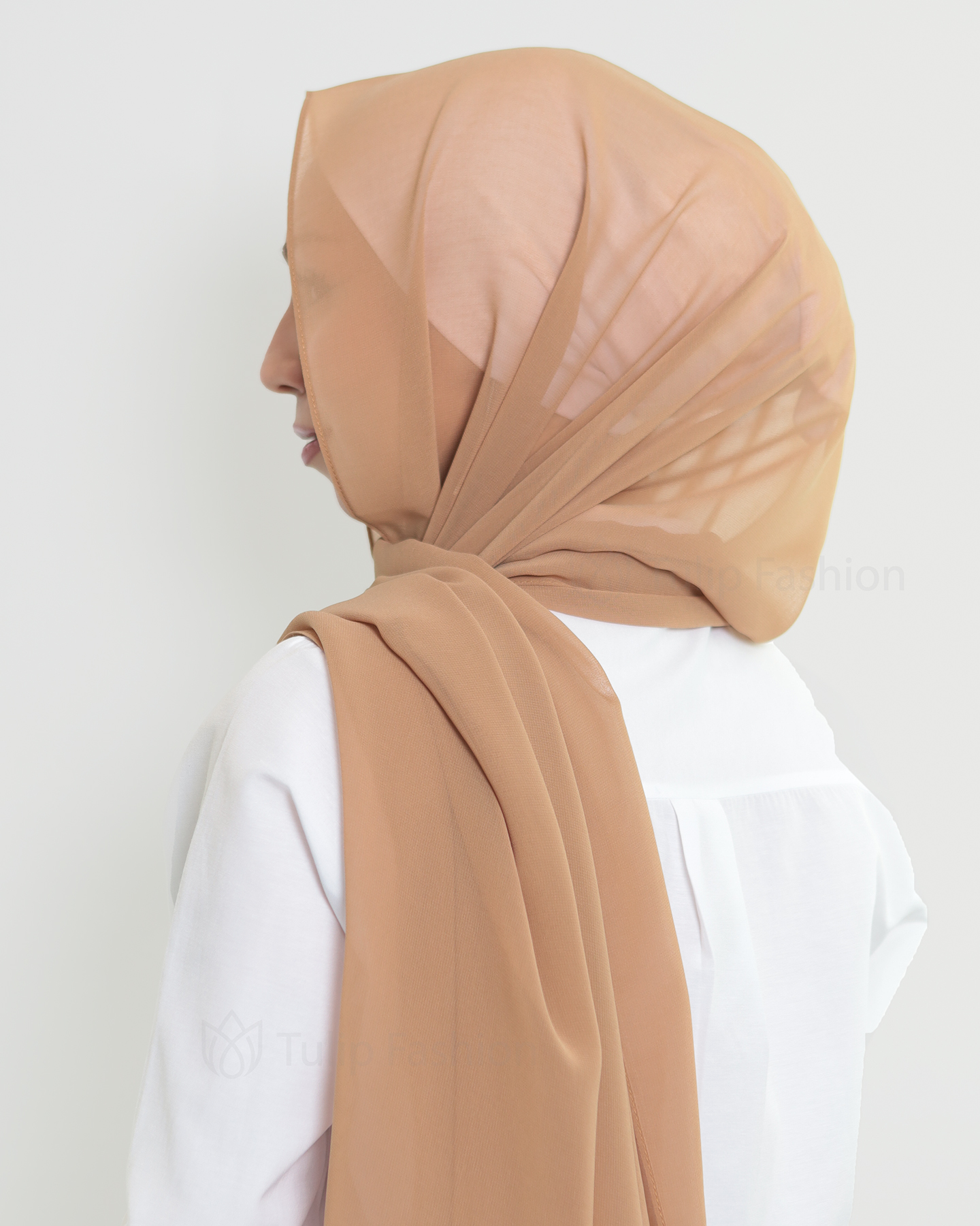 Hijab - The Daily Chiffon - Cacao Brown - 3