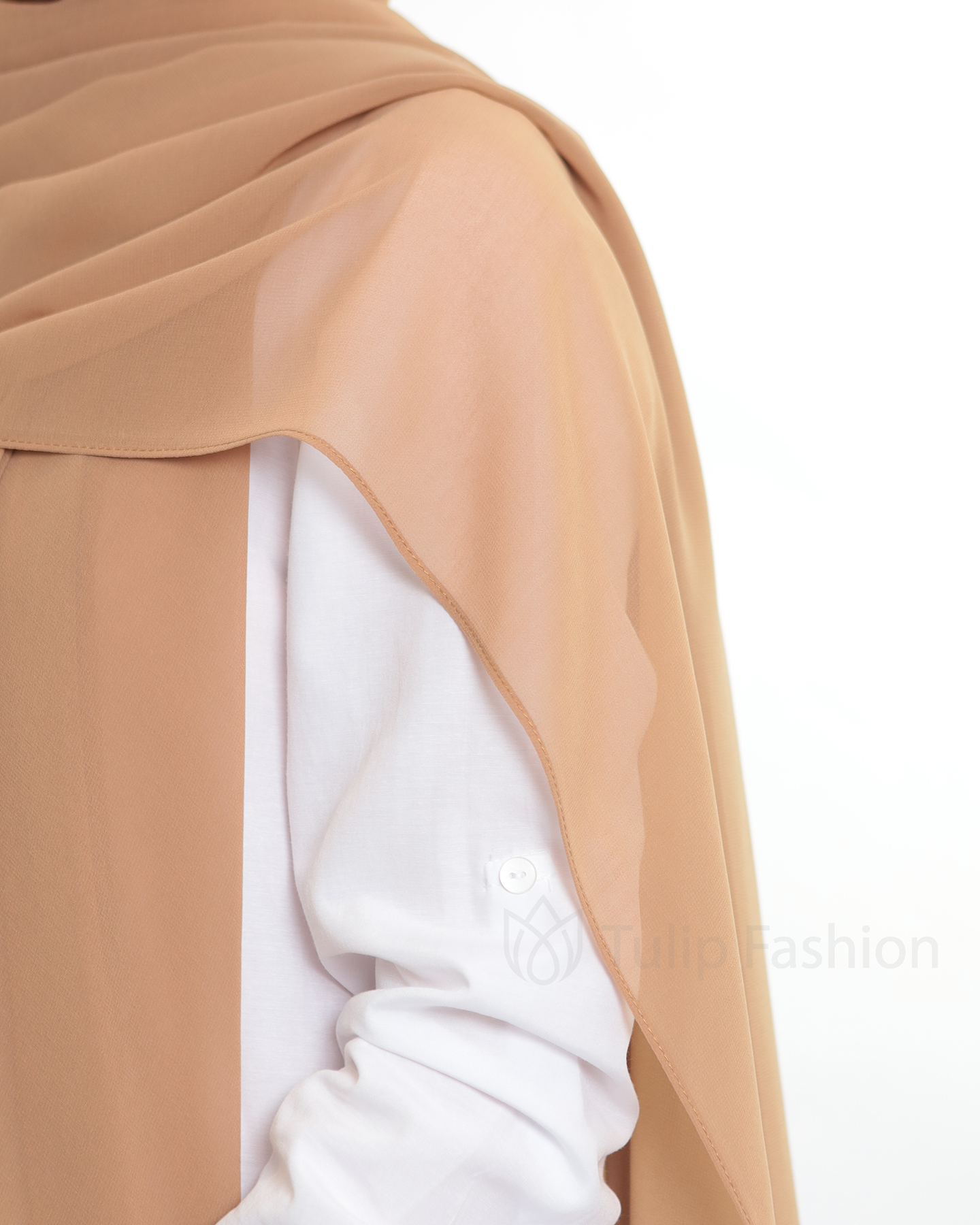 Hijab - The Daily Chiffon - Cacao Brown - 4