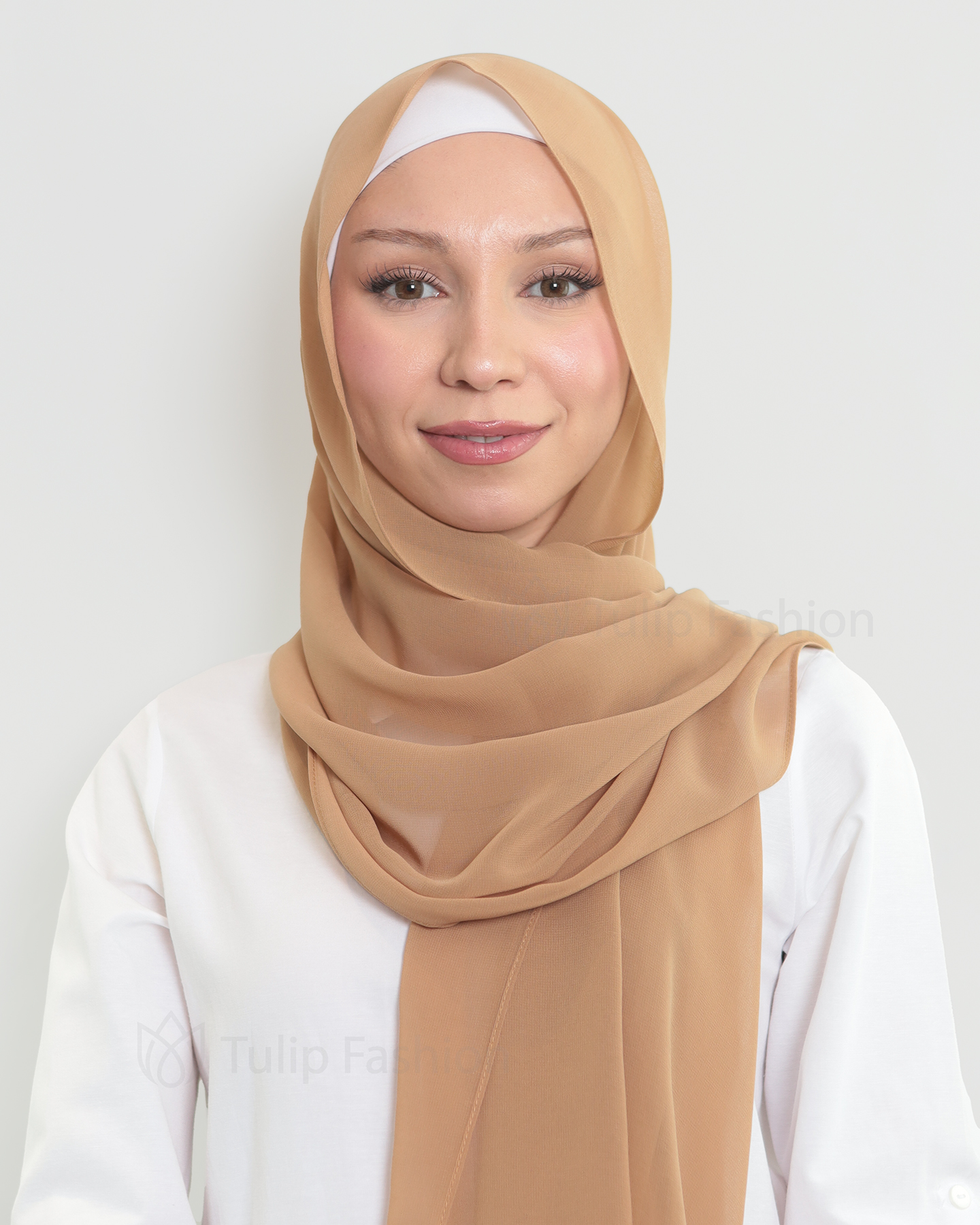 Hijab - The Daily Chiffon - Cacao Brown - 2
