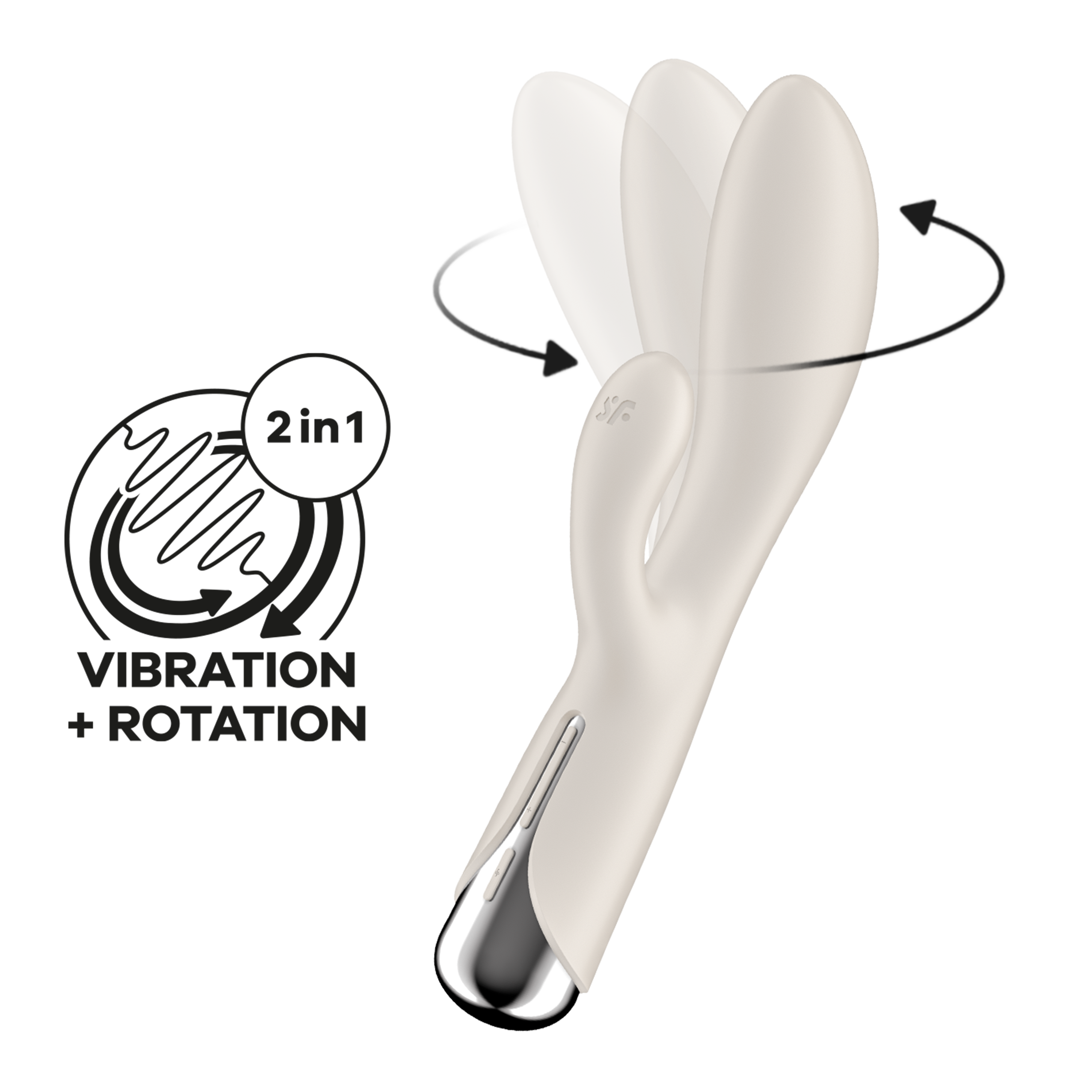 Satisfyer Spinning Rabbit 1 Beige - 5