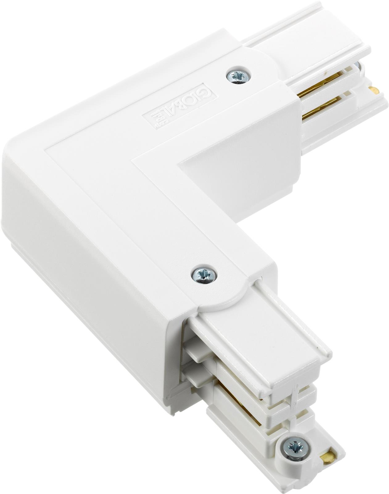 Global Trac L-skrav för  3-fas skena - 3