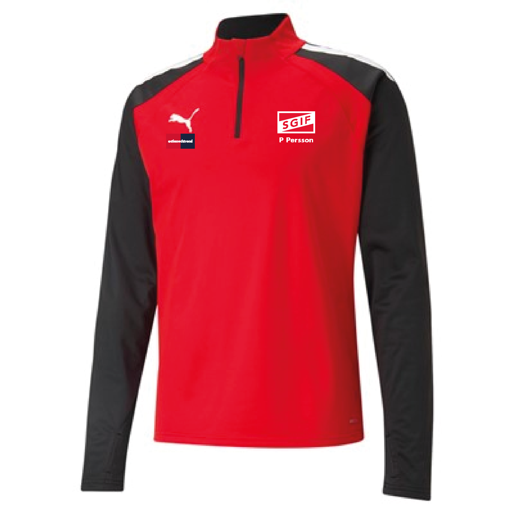 Puma Teamliga 1/4 Zip Top Jr (Skivarps GIF)