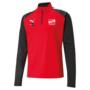 Puma Teamliga 1/4 Zip Top Jr (Skivarps GIF)