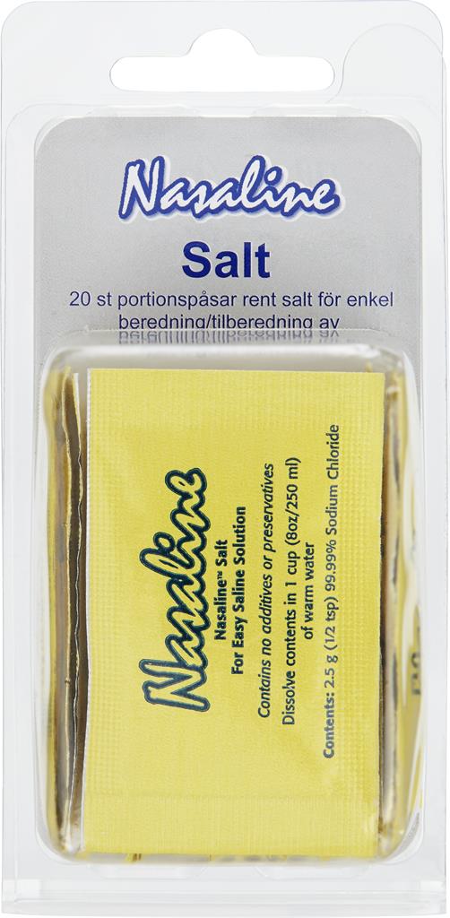 Nasaline salt till nässköljning 20 st