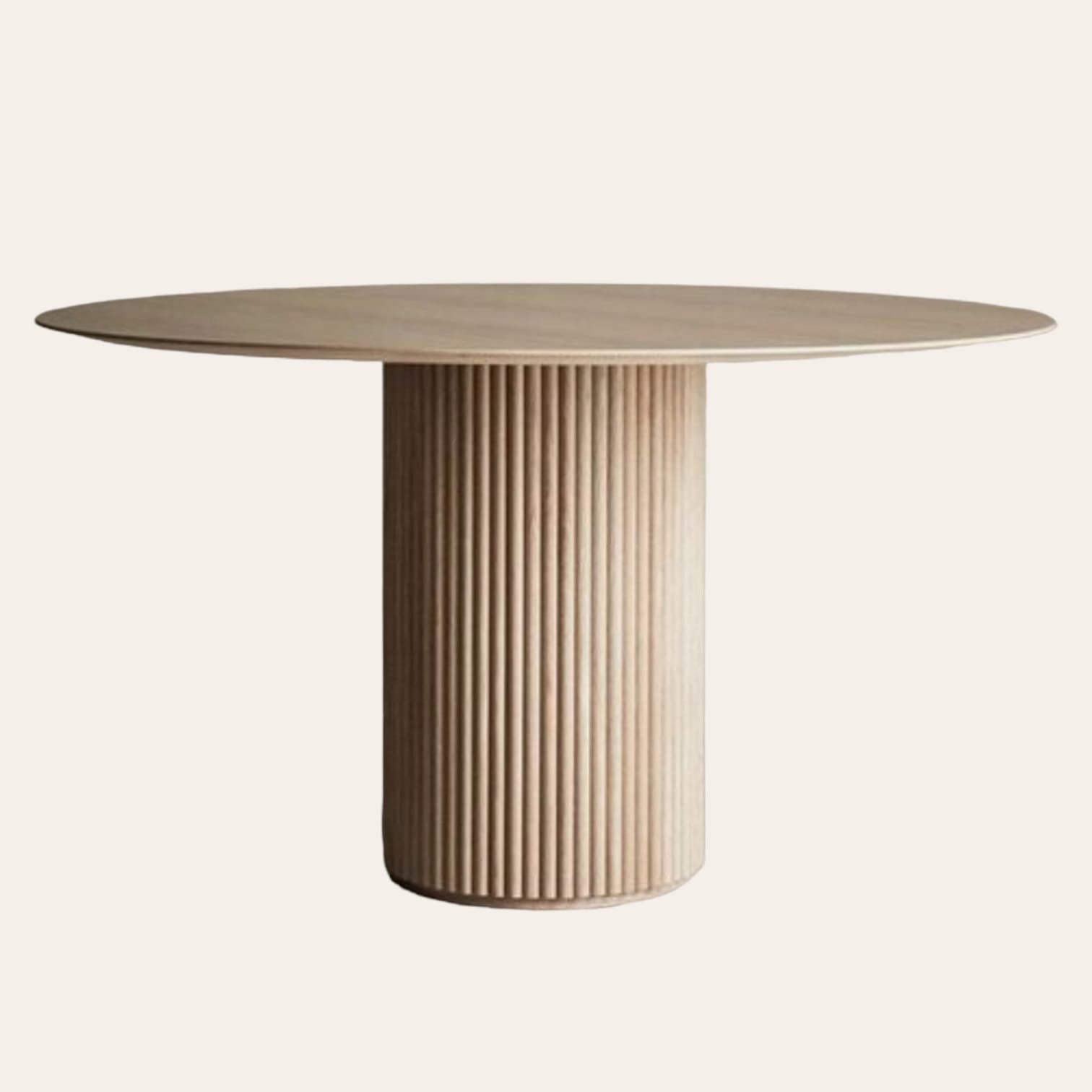 Mesa de jantar em travertino