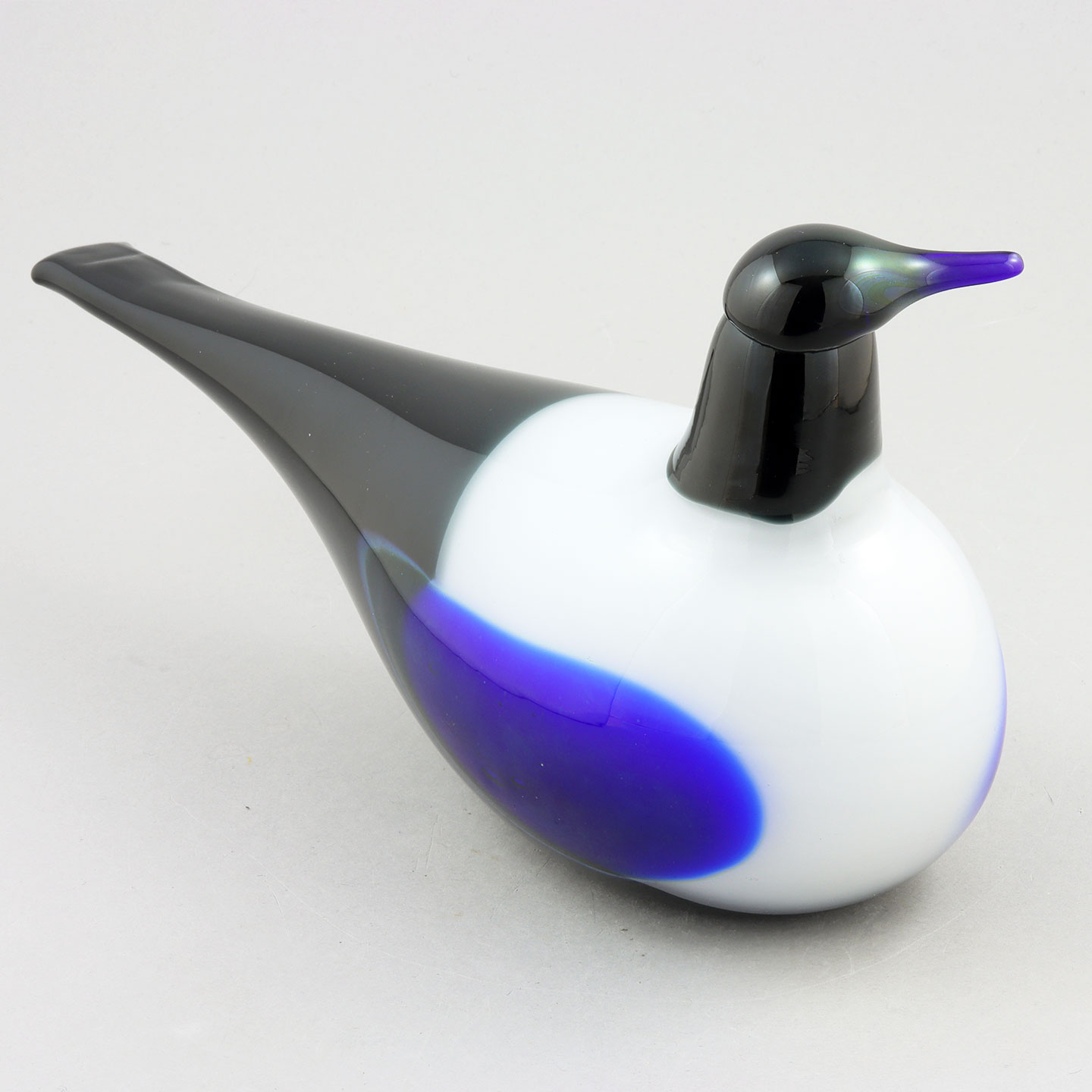 工芸品  birds oiva toikka MAGPIE Oiva Toikka Iittala Art Glass Blue Magpie — Ardesh