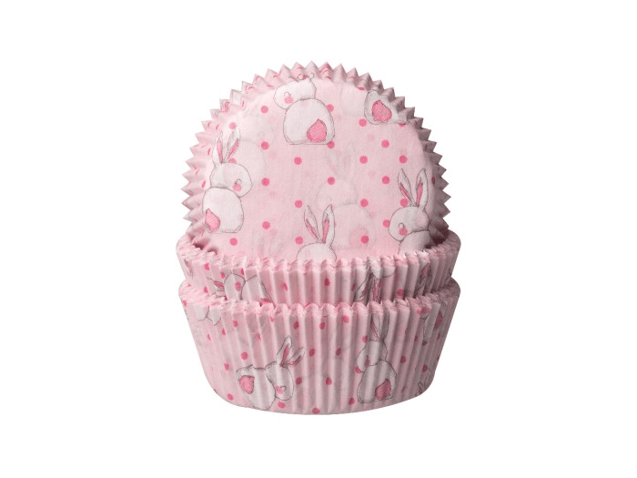 Muffinsformar Rosa Kanin 60-pack