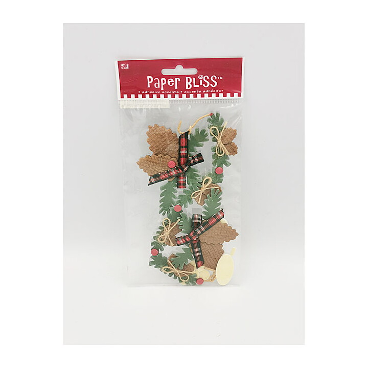 Paper Bliss  3-D Adhesive Accents - Festive Decor