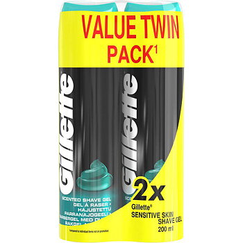 Gilette rakgel sensitive 2-pack