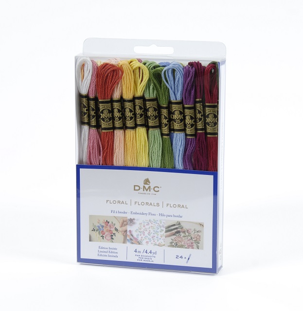 DMC MOULINÉ  "FLORAL" - 24 COLORS