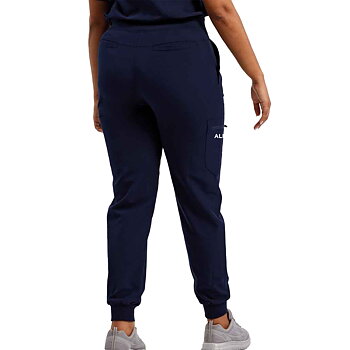 Jogger pants stretch marinblå, dam