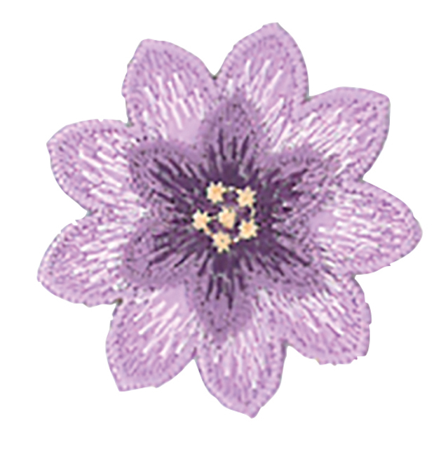 APPLIQUE FLOWER - PURPLE