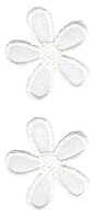 APPLIKATION FLORAL - WHITE