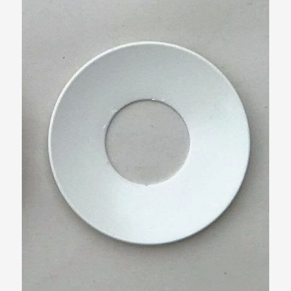 Ljusmanschett i vitlackad metall, 52 mm