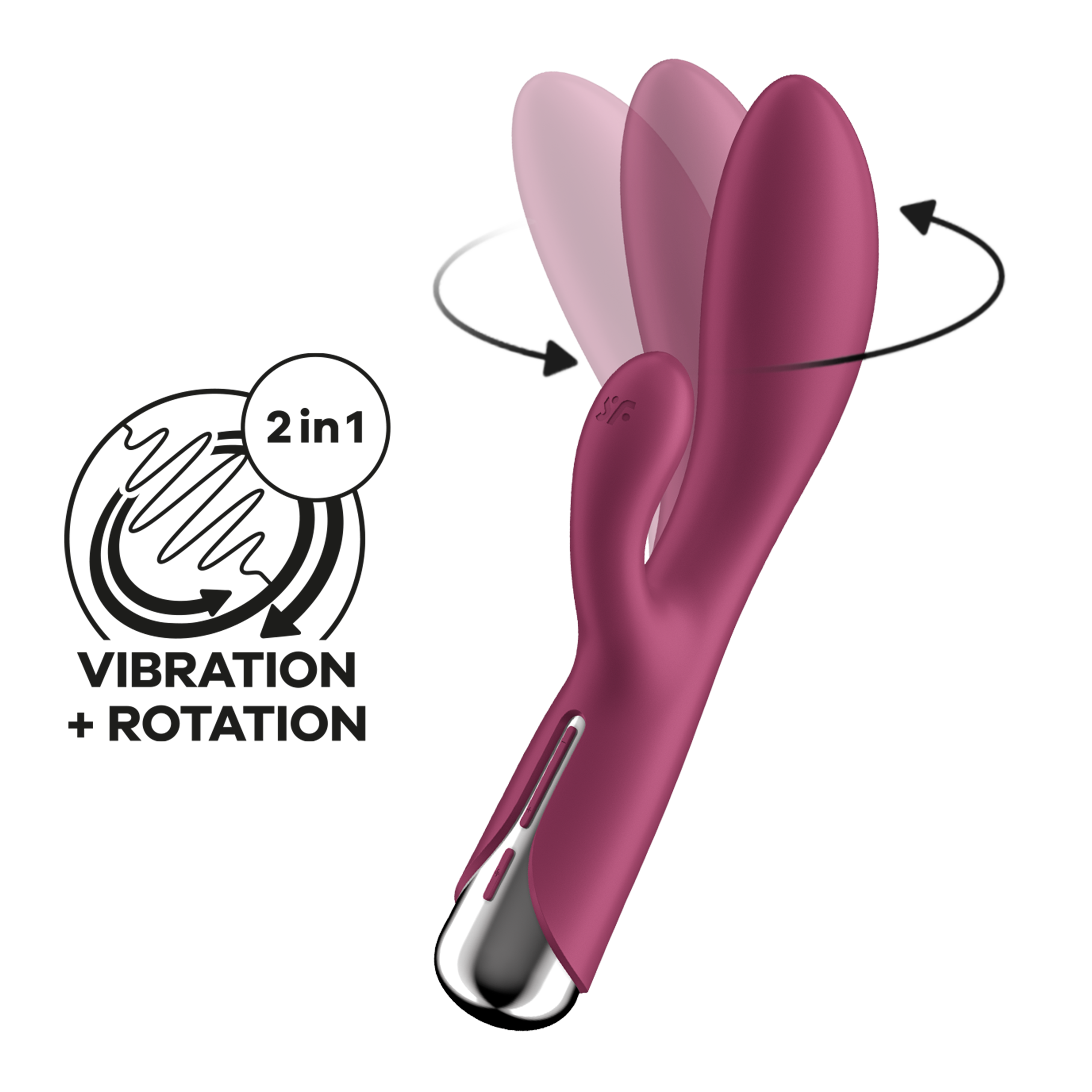 Satisfyer Spinning Rabbit 1 Red - 5