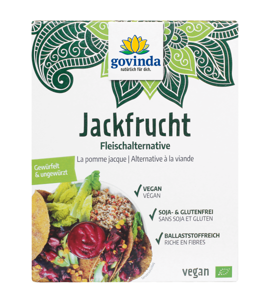 Jackfruit Cubes Organic, 200g Govinda